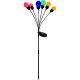 SOLAR LAMP DANCING IN THE WIND, COLORFUL BALLS, 6 LEDS, 75CM XXL