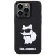 3. Karl Lagerfeld KLHCP14X3DRKHNK iPhone 14 Pro Max 6.7" black/black hardcase Rubber Choupette 3D