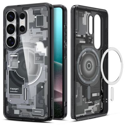 2. Spigen Ultra Hybrid Mag MagSafe Case for Samsung Galaxy S26 Ultra Zero One - Clear Black