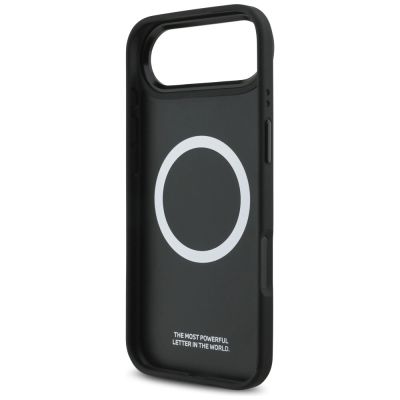 7. BMW M Tricolor Metal Logo MagSafe Case for iPhone 17 Air - Gray