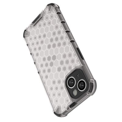 14. Honeycomb case for iPhone 14 armored hybrid cover blue