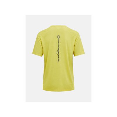2. PEAK PERFORMANCE M Wool-Blend Shortsleeve T-shirt, yellow