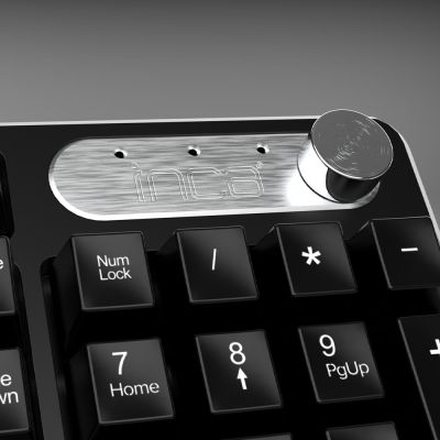 3. Inca IWS-549U Keyboard Mouse Included Office RF Wireless + USB Black