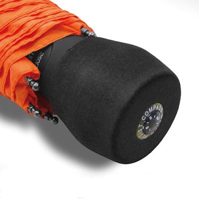 7. EuroSCHIRM light trek automatic Orange Fiberglass Polyester Compact Rain Umbrella