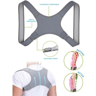 11. BACK AND SHOULDER POSTURE COORDINATOR GREY