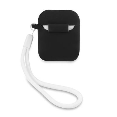 2. Guess GUACA2LSVSBW AirPods cover black/white Silicone Vintage