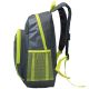 4. Graphite-Lime Youth Backpack SEMI LINE