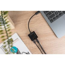 Digitus USB Type-C™ Gigabit Ethernet Adapter with Power Delivery