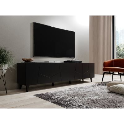 4. ETNA TV cabinet 200x42x52 black matt