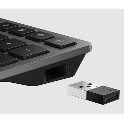 3. HP 720 Multi-Device Rechargeable Wireless Keyboard Nightfall Black 9T5B1AA