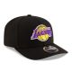 3. New Era 9SEVENTY Los Angeles Lakers NBA Team Black Stretch Snapback Cap - 60755450