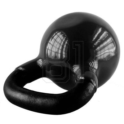 25. Kettlebell iron covered with vinyl HMS black KNV28