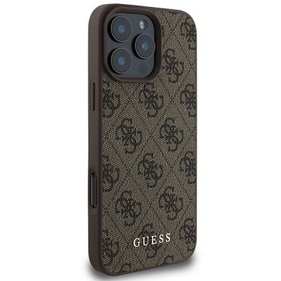 4. Guess 4G Classic iPhone 16 Pro Max Case - Brown