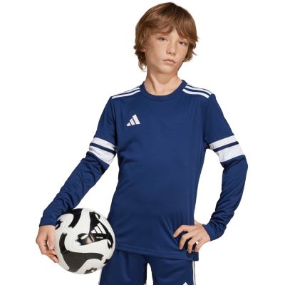 4. adidas Squadra 25 Long Sleeve Navy Blue Kids T-Shirt JJ0049