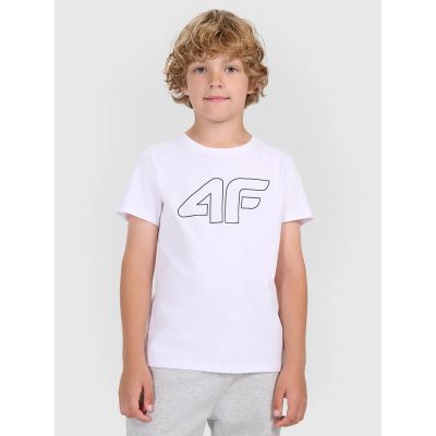 2. Boy's printed T-shirt 4F Junior 4FJWMM00TTSHM2331-10S