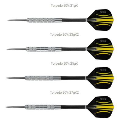 5. Harrows Torpedo Darts 80% Steeltip HS-TNK-000013163