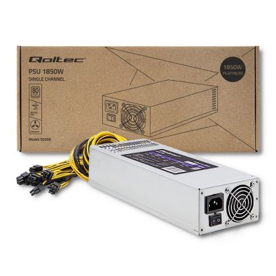 5. QOLTEC PCI-E 1850W POWER SUPPLY | 80 PLUS PLATINUM | GAMING MINER