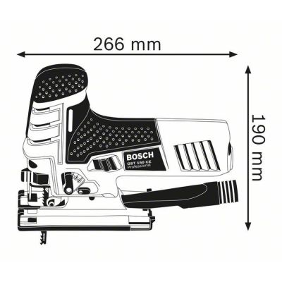 2. Jigsaw BOSCH GST 150 CE 0601512000 780W 2.6kg