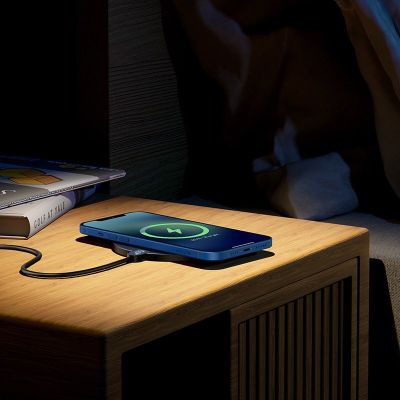 8. BASEUS INDUCTIVE CHARGER LED 15W (BLACK)
