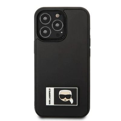 3. Karl Lagerfeld Ikonik Patch Case for iPhone 13 Pro / iPhone 13 - Black