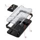 7. Crystal Ring Case Kickstand Tough Rugged Cover for iPhone XS Max red