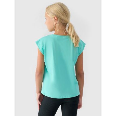 2. Girls' printed top 4F 4FJRSS24TTSHF2052-35S