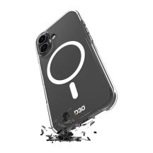 Puro Impact Clear D3O TPU+PC MagSafe Compatible Case for iPhone 17 - Transparent