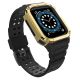 Protect Strap Band for Apple Watch 38/40/41mm Armored Case Strap - Black, Gold