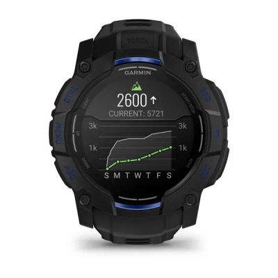 16. Garmin Instinct 3 3.3 cm (1.3") AMOLED 45 mm Digital 416 x 416 px Black GPS