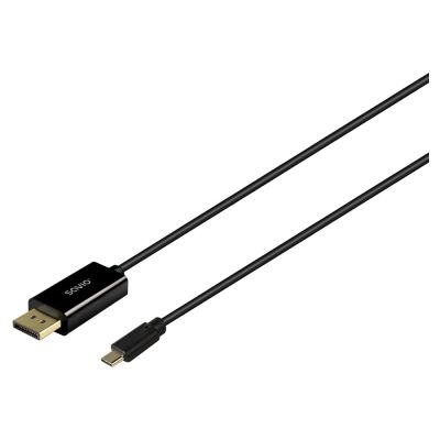 2. SAVIO USB-C CABLE TO DISPLAY PORT 1.2 2M CL-207