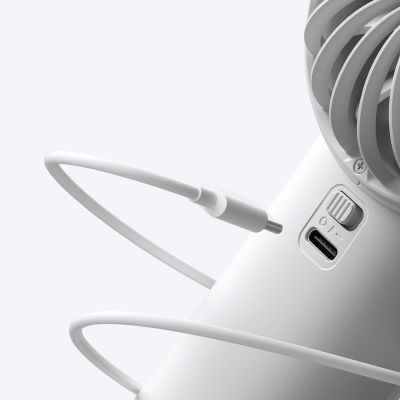 6. Jisulife Handheld Fan Life4 3600mAh Portable USB Fan - Gray