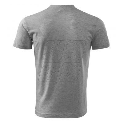 2. T-shirt Malfini V-neck M MLI-10212 dark gray melange