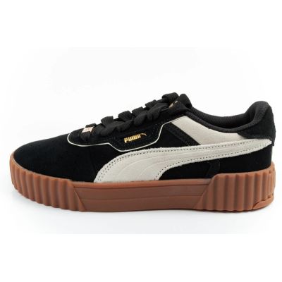 2. Puma women's sports shoes sneakers Carina 3.0 leather black fashionable