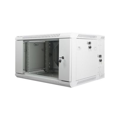 7. Lanberg WF02-6606-10S 6U wall-mounted rack cabinet gray
