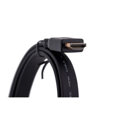 4. Lanberg CA-HDMI-21CU-0010-BK cable (HDMI M - HDMI M; 1m; black)