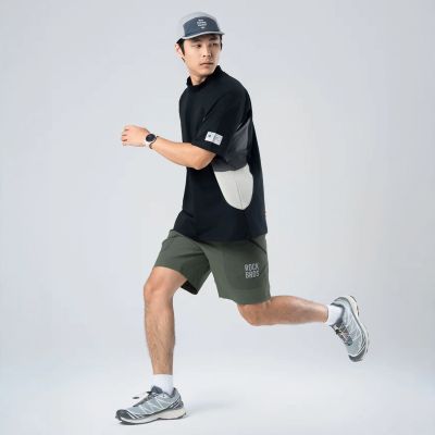 5. Rockbros YDDK015 shorts with belt size L - green