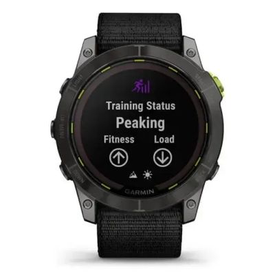 18. Garmin Enduro 2 Solar Black Carbon Gray DLC Ti Ultrafit Band 010-02754-01 Sports Watch