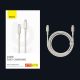 13. Baseus Tungsten Gold USB-C / USB-C cable 100W 1m - gold