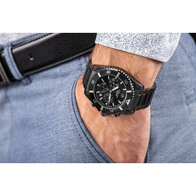 3. Men's Watch Giewont Chronograph Sapphire Black GW3970-B4