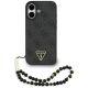 Guess 4G Strap Triangle Logo MagSafe case for iPhone 17 - black