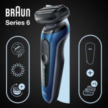 Braun Series 6 61-B1500s Foil Shaver Trimmer Blue