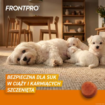 5. FRONTPRO Flea and tick tablets for dogs (2-4 kg) - 3x 11.3 mg