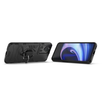6. Ring Armor armored hybrid case cover + magnetic holder for OnePlus Ace black