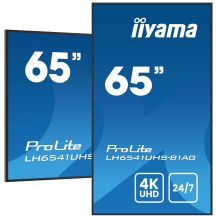IIYAMA monitor 164.0 cm (65") LH6541UHS-B1AG 16:9 3xHDMI+USB IPS