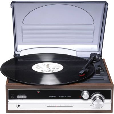Denver VPR-190MK2 retro record player with radio and built-in speakers