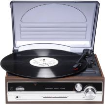 Denver VPR-190MK2 retro record player with radio and built-in speakers