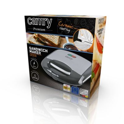 4. CAMRY CR 3018 sandwich maker (700W; black)