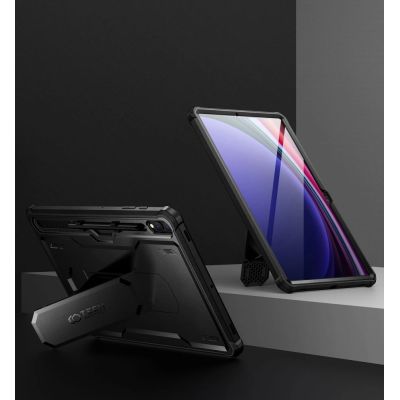 6. Tech-Protect Kevlar Pro Case for Samsung Galaxy Tab S9+ 12.4" X810 / X816B - Black