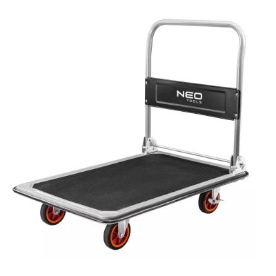 Graphite platform transport trolley, load capacity 300 kg