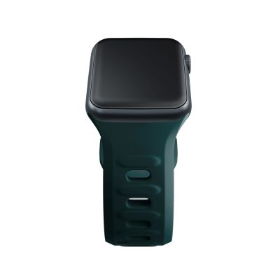 6. 3mk Silicone Watch Strap for Apple Watch 42 / 44 / 45 / 49 mm - green